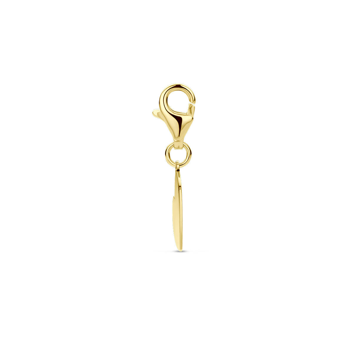 14K geelgoud slotbedel met graveerhanger hart 4028335 - PansiteNederland.nl