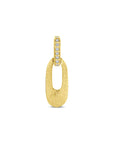 14K geelgouden hanger poli/mat diamant 0.03ct h si 20 mm - 4034612 - PansiteNederland.nl