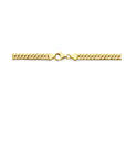 14K geelgoud collier gourmette 5,5 mm 45 cm 4029864