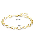 14K geelgouden armband 5 mm 16 + 3 cm - 4035219