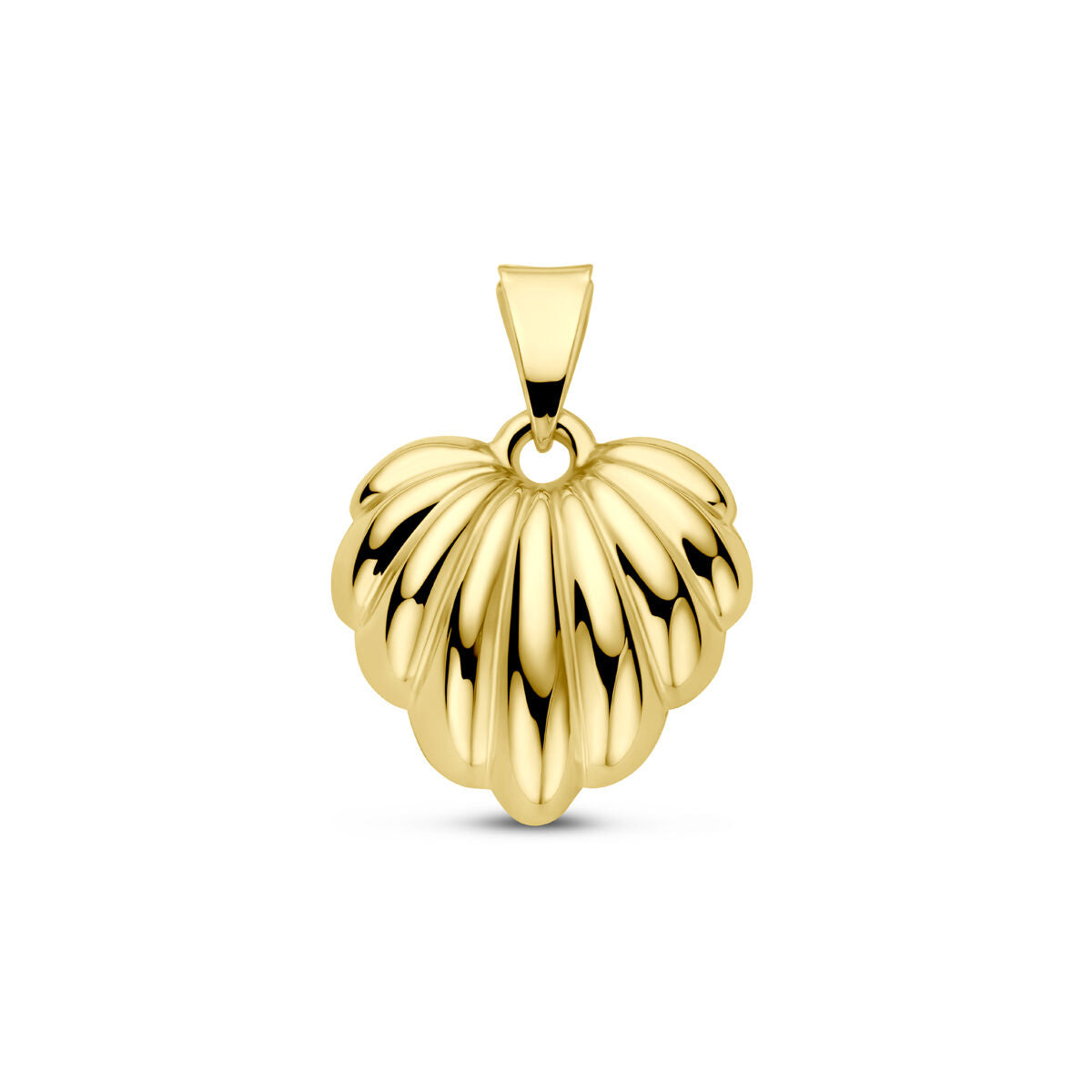 14K geelgouden hanger hart 22 mm - 4034738 - PansiteNederland.nl