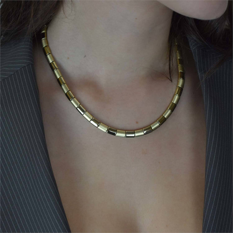 Boccia Titanium Ketting 0812-11 Goudkleurig 450 mm