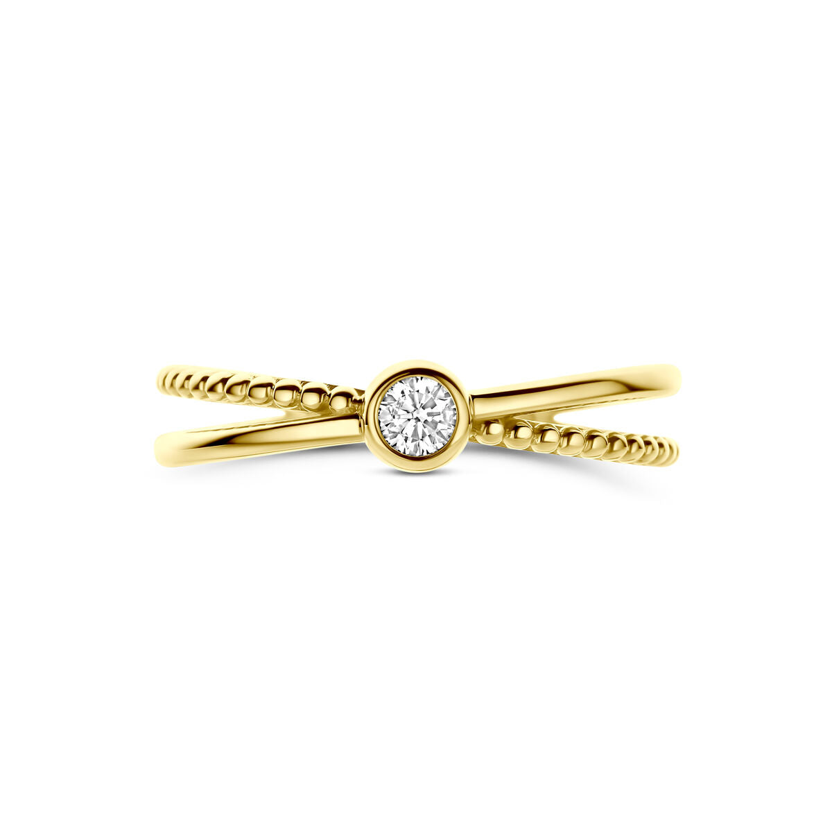 Fantasy Collection Ring zirkonia 14K geelgoud