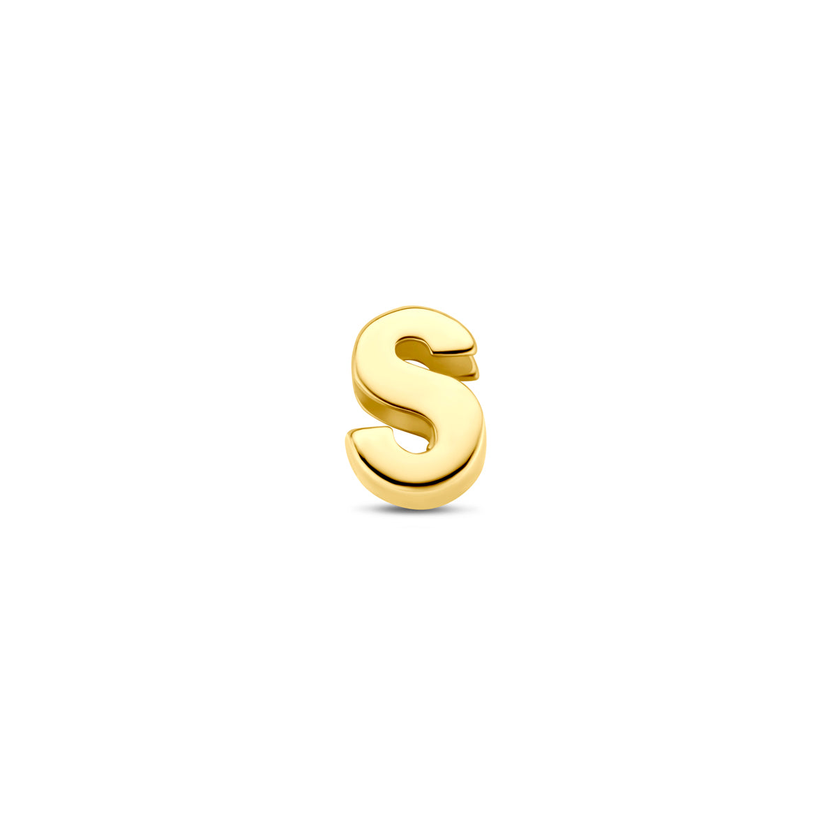 Hanger letter S 5,5 mm 9K geelgoud #Letter_S