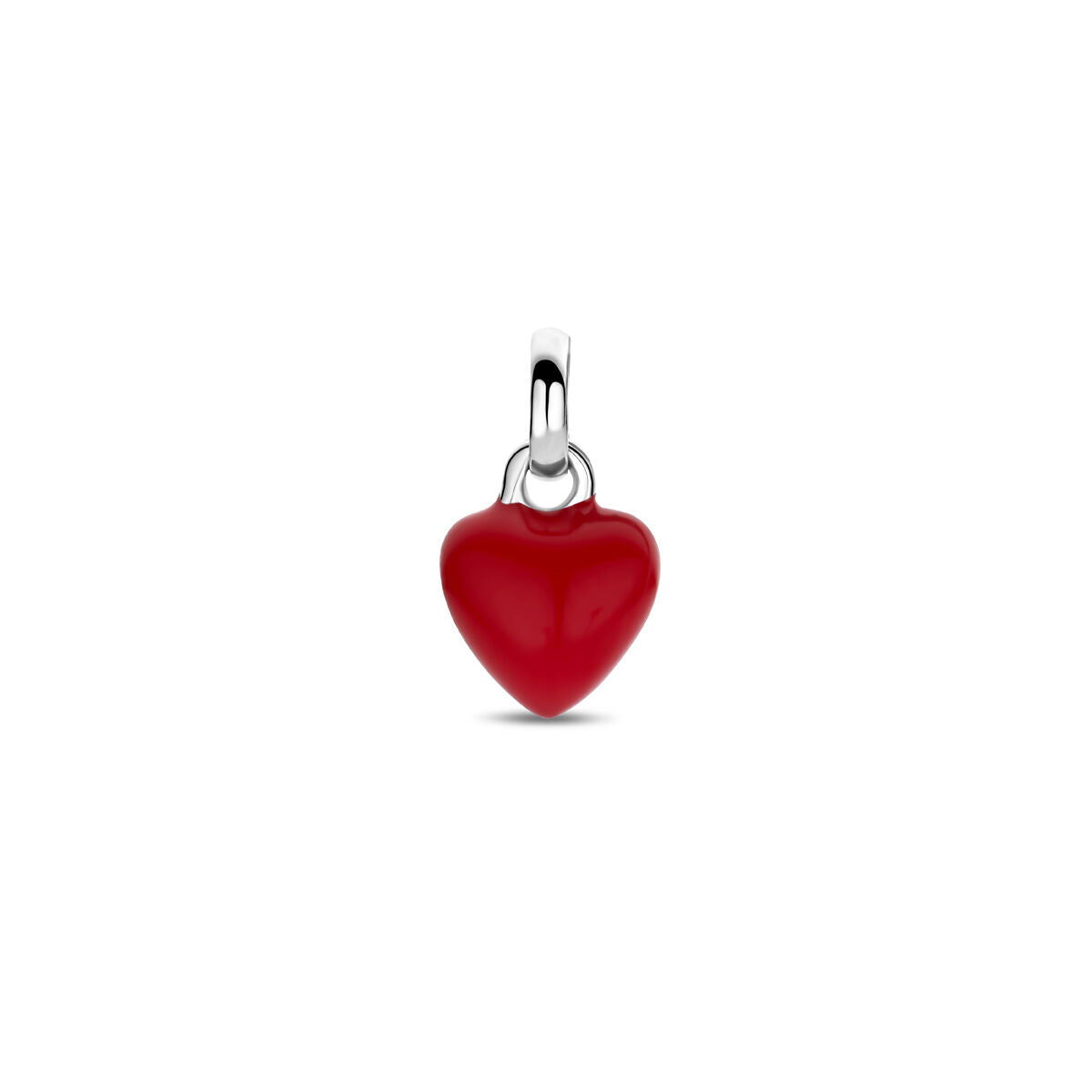 Zilveren gerhodineerde hanger hartje 10 mm - 1341494 - PansiteNederland.nl