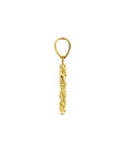 14K geelgouden hanger rondje gedraaid 21 mm - 4034340 - PansiteNederland.nl