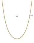 14K geelgoud tenniscollier diamant 2.00ct h si 1,9 mm 42 cm 4029471