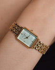 Rosefield horloge OGGSG-O71 Octagon XS Green MOP Steel Gold - PansiteNederland.nl