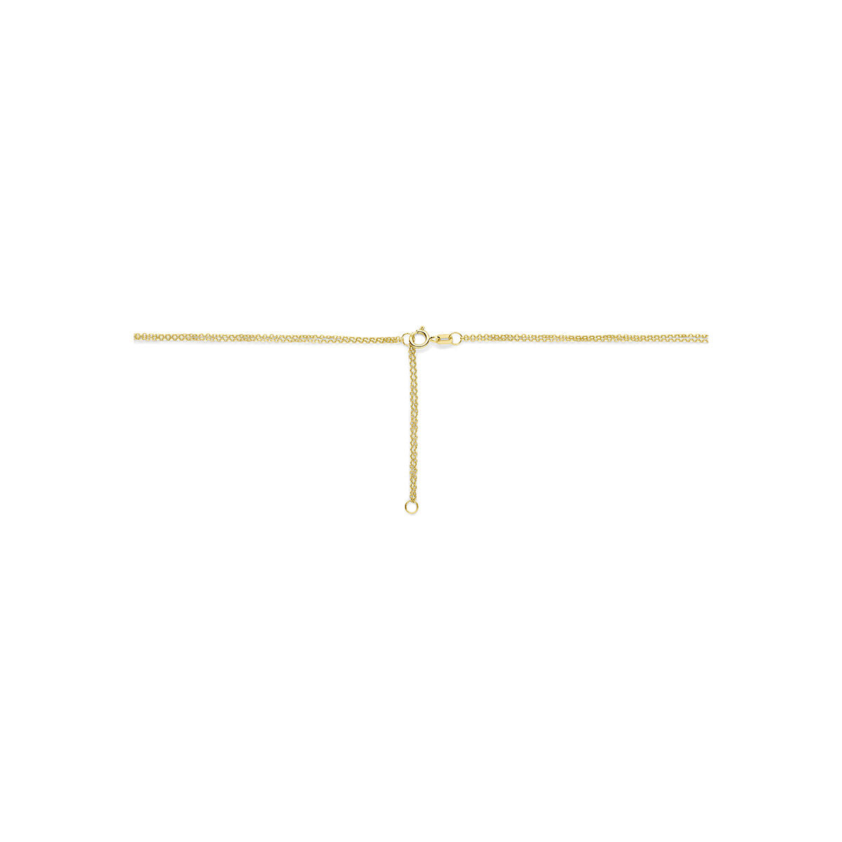 Collier hartje 9K geelgoud 41 - 45 cm