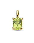 14K geelgoud hanger peridot 4026742