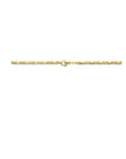 14K Geelgoud Collier Gourmette Met Tussenstuk 3,1 mm 4-Zijdes Geslepen 4028083