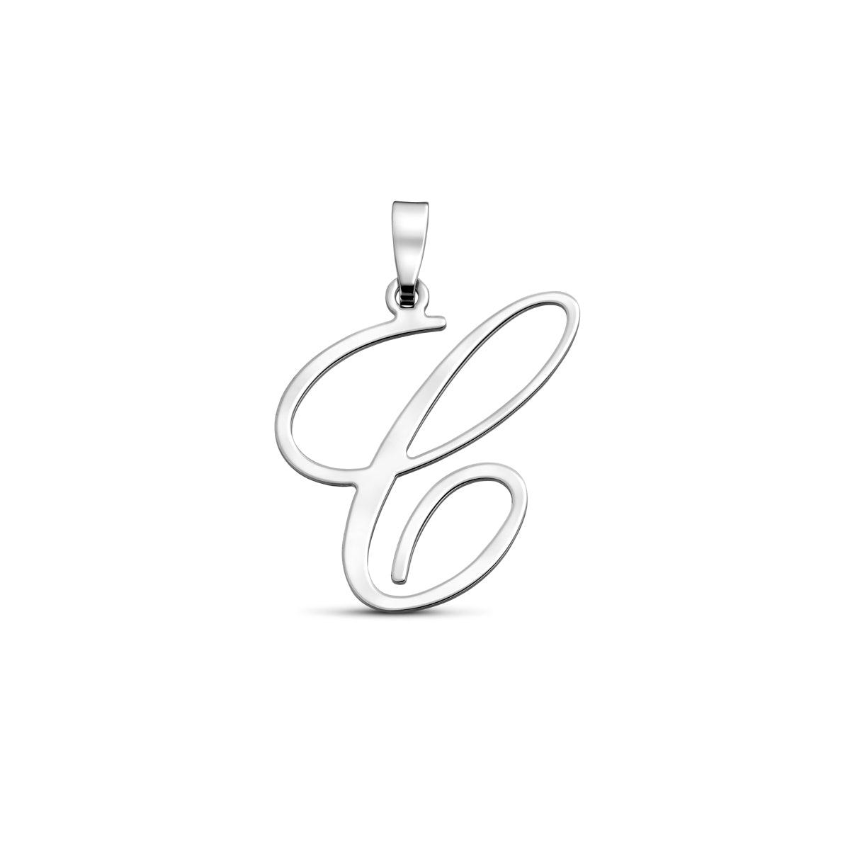 Hanger sierletter C 24 mm zilver #Letter_C