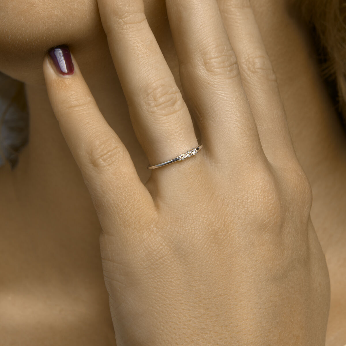 Fantasy Collection Ring diamant 0.09ct h si 14K witgoud