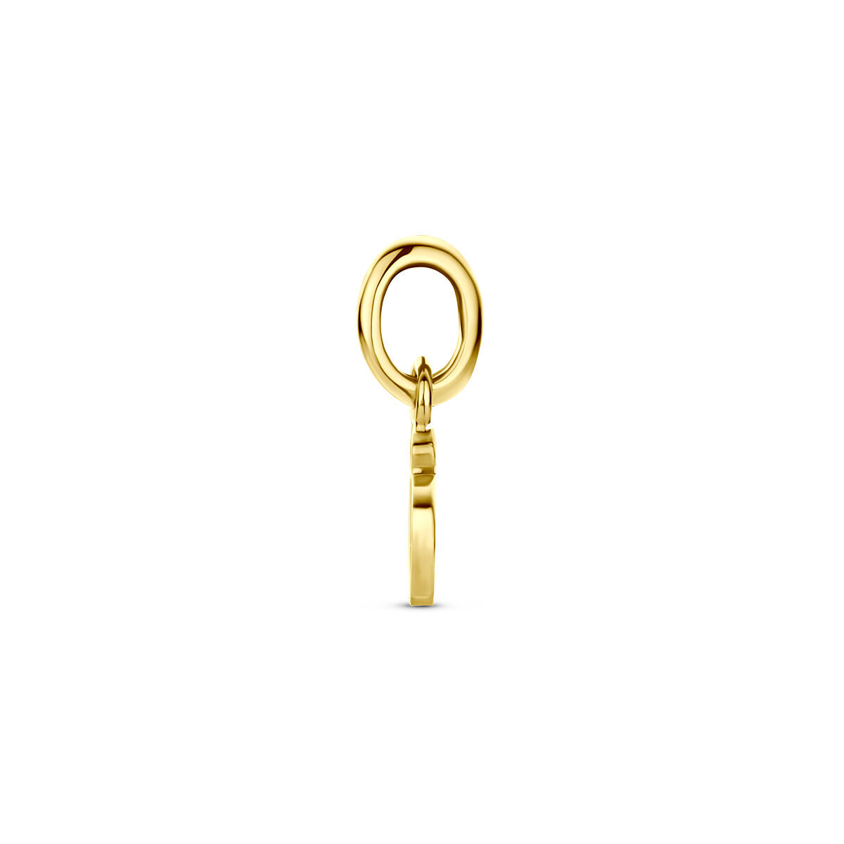 Hanger lieveheersbeestje 14K geelgoud 5,5 mm