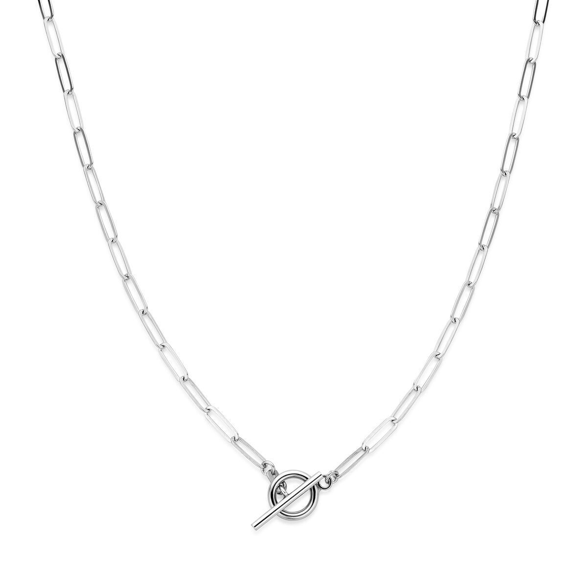 Fantasy Collection Collier kapittelslot 3,6 mm 41,5 cm zilver gerhodineerd