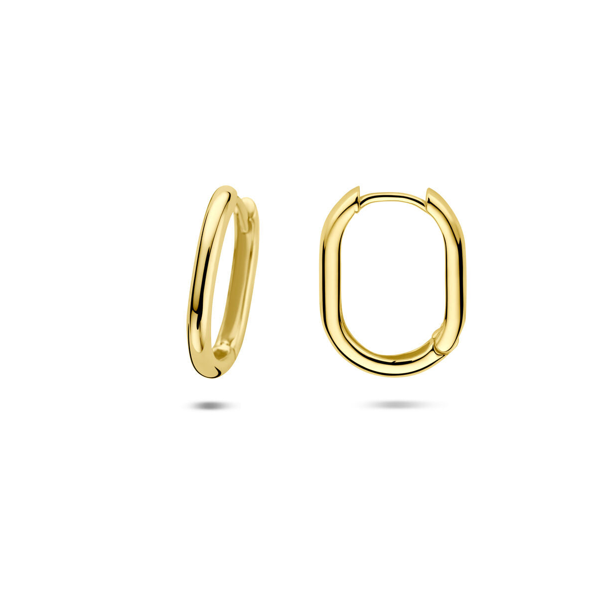 14K geelgouden klapoorringen 15 mm - 4034394
