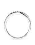 Zilveren Gerhodineerde Ring Zirkonia 1341238