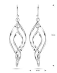 Zilver Gerhodineerd Oorhangers Franse Haak 1322881 - PansiteNederland.nl