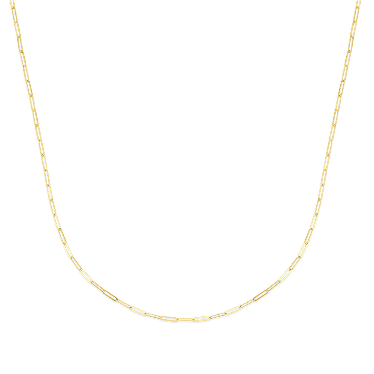 Fantasy Collection Collier paperclip 1,8 mm 45 cm 14K geelgoud