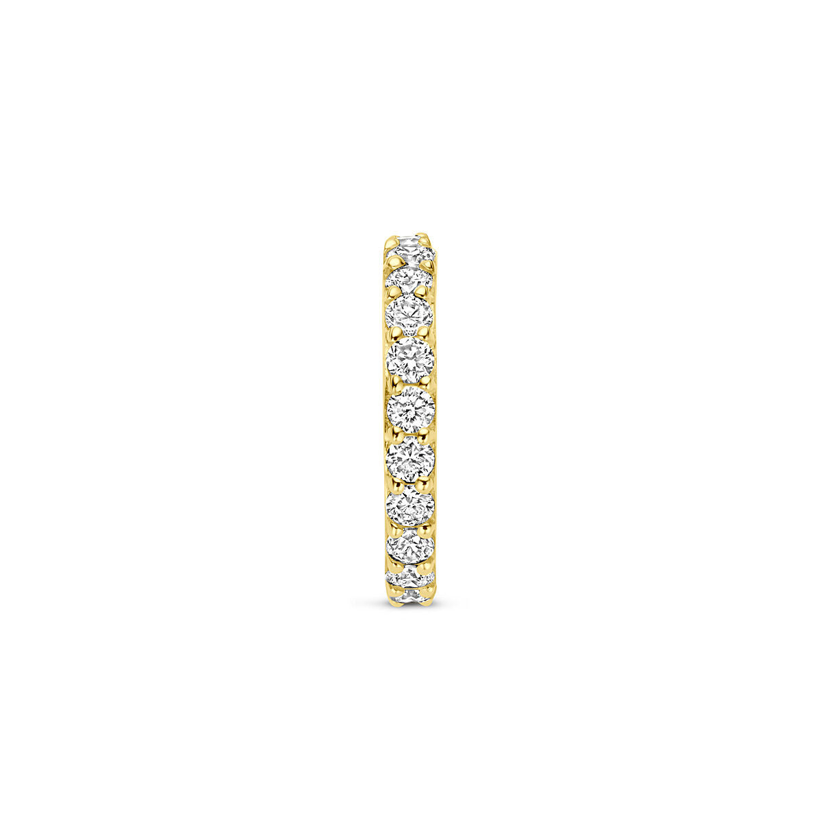 14K geelgouden hanger lab grown diamant 0.21ct h si 10,5 mm - 4034744 - PansiteNederland.nl