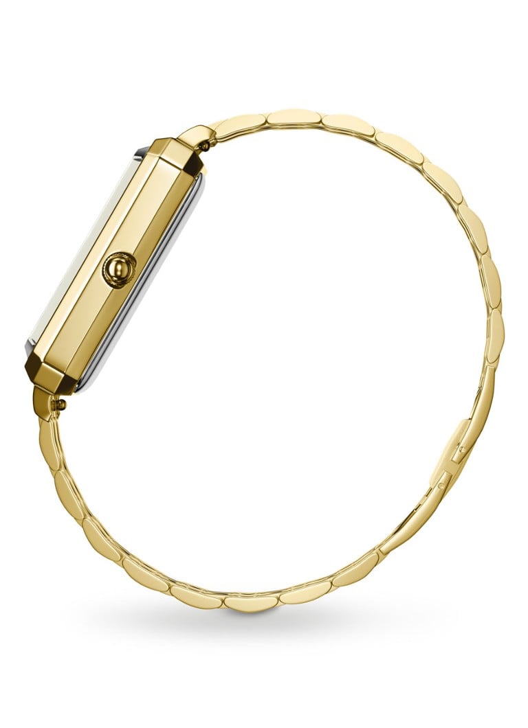Rosefield horloge OCWSG-O40 The Octagon White Sunray Steel Gold - PansiteNederland.nl