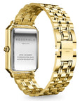 Rosefield horloge OBSSG-O47 The Elles Black Sunray Steel Gold - PansiteNederland.nl