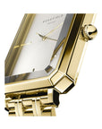 Rosefield horloge OCWSG-O40 The Octagon White Sunray Steel Gold - PansiteNederland.nl