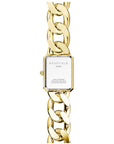 Rosefield horloge SBGSG-O57 The Octagon XS Chain Watch Studio Edition Black Gold - PansiteNederland.nl