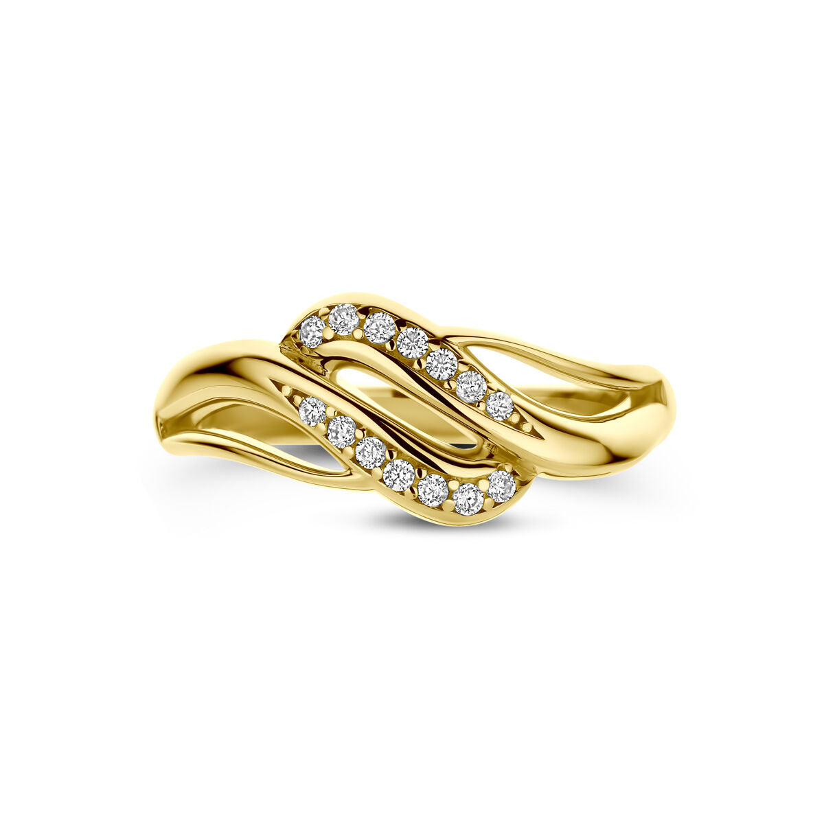 Fantasy Collection Ring zirkonia 14K geelgoud