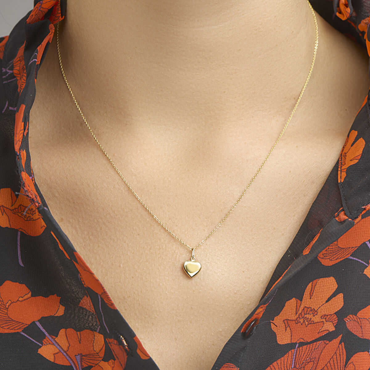 14K Geelgouden Hanger hart - 4018469