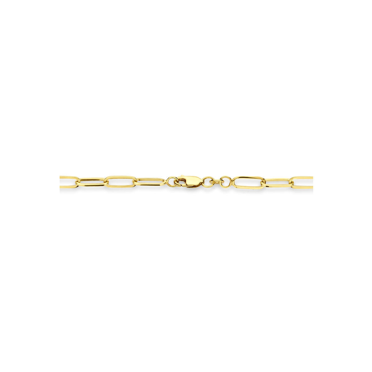 Fantasy Collection Collier 4,2 mm 45 cm massief Silgold (geel met zilverkern)