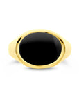14K Geelgouden Ring Onyx 4033483