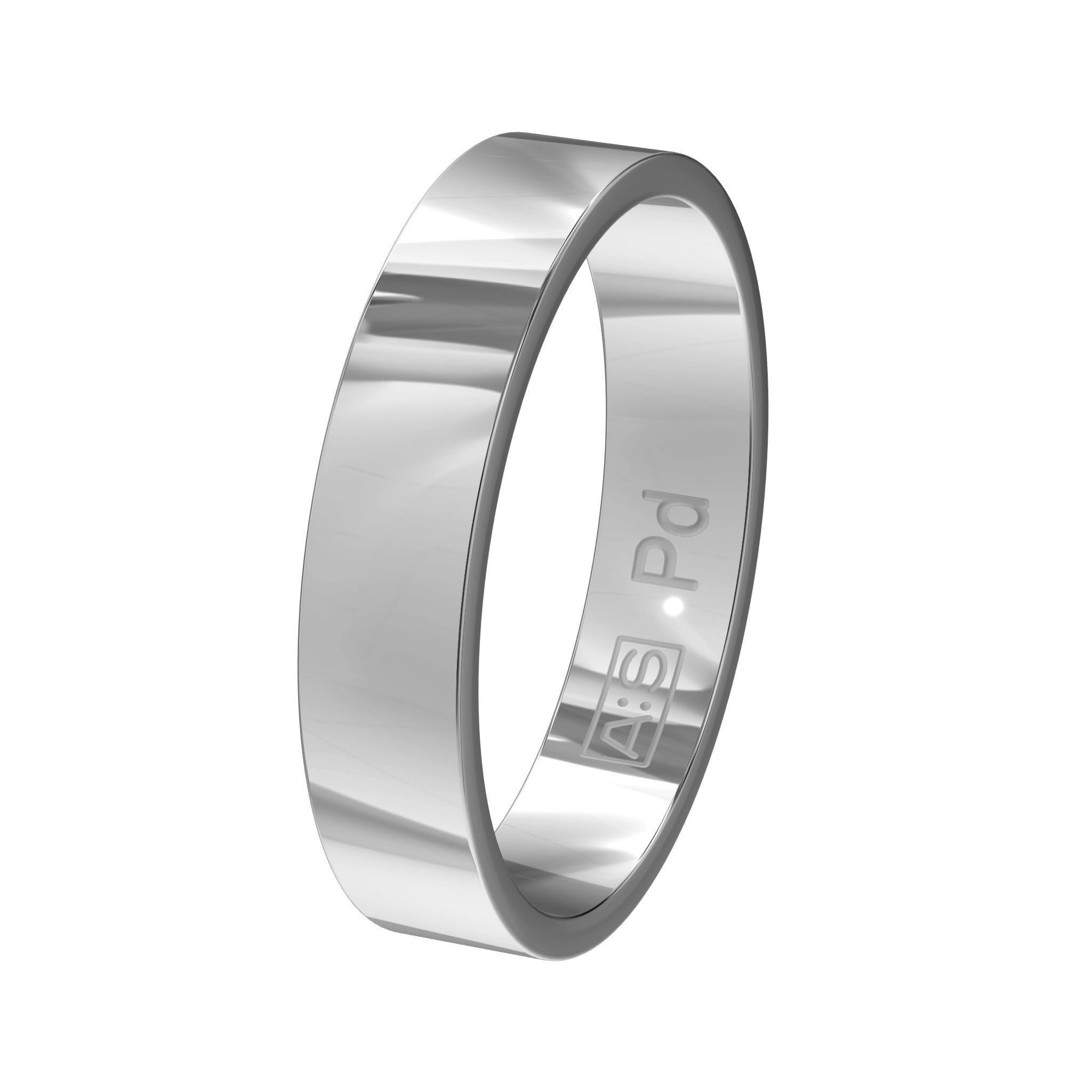 Aller Spanninga Trouwring 100 Palladium 585