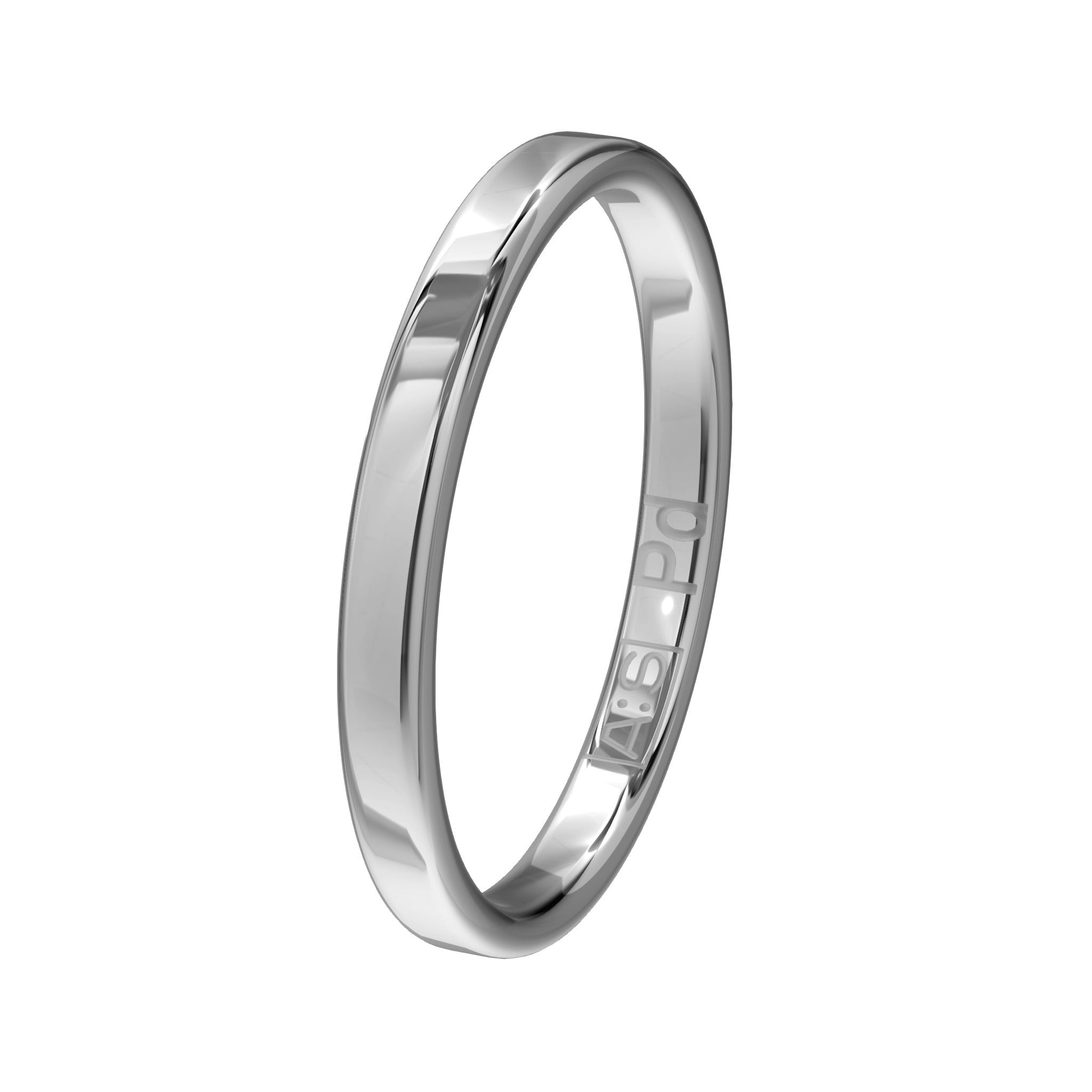 Aller Spanninga Trouwring 102 Palladium 585