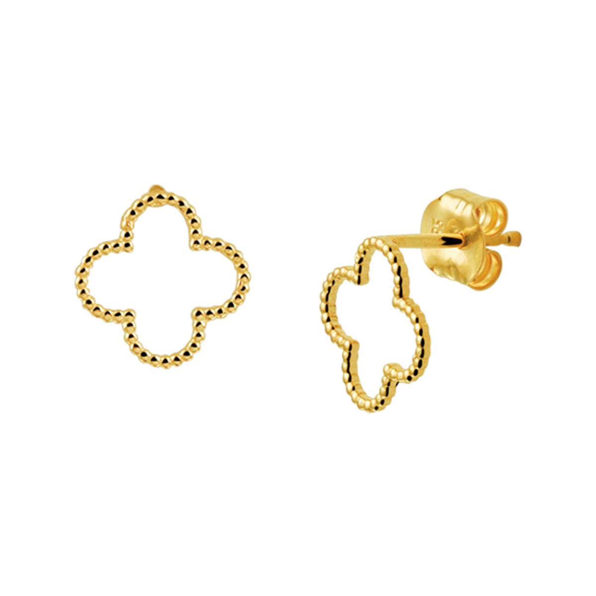 14K Geelgoud Oorknoppen Bloem 4018960 - PansiteNederland.nl