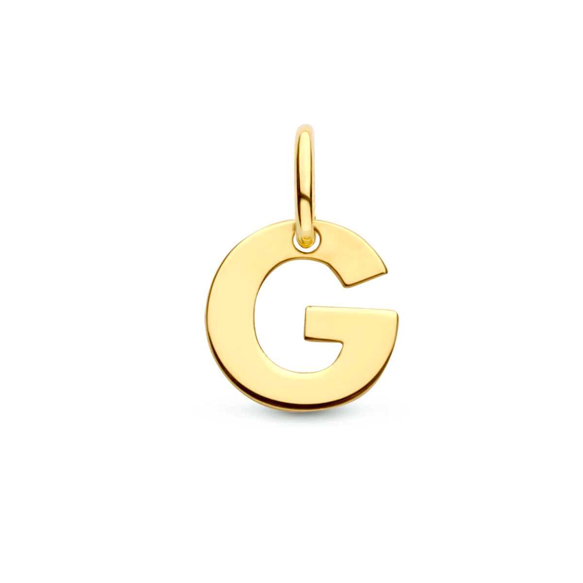 Hanger letter G 9K geelgoud #Letter_G