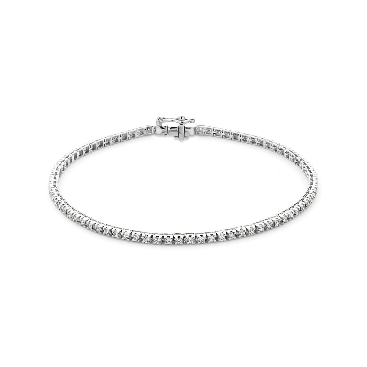 Fantasy Collection Gerhodineerd Zilveren Diamanten Armband 1342462