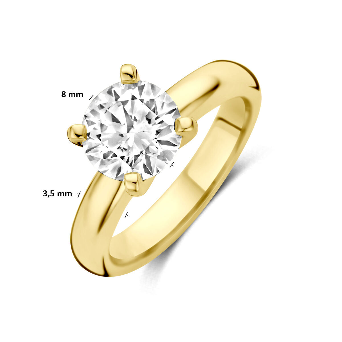 Fantasy Collection 14K Geelgouden Diamanten Ring 4035967