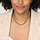 14K geelgoud collier gourmette 45 cm met groot springslot 4018064