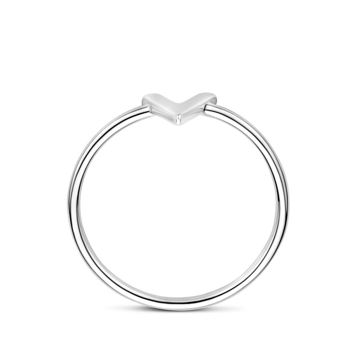 Ring zilver gerhodineerd