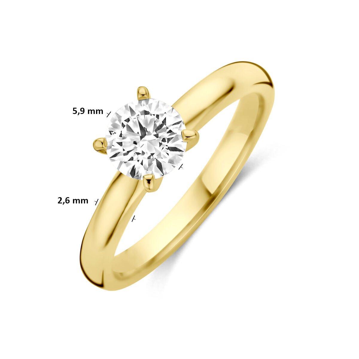 Fantasy Collection 14K Geelgouden Diamanten Ring 4035935