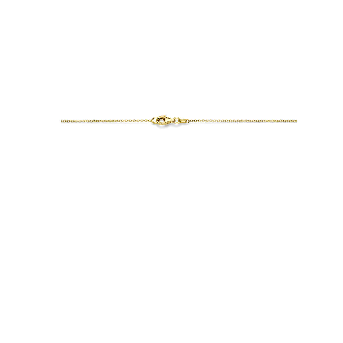 14K geelgoud collier bolletjes en parels 45 cm 4031348 - PansiteNederland.nl