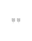 Zilveren gerhodineerde oorknoppen zirkonia 3,5 mm - 1341545