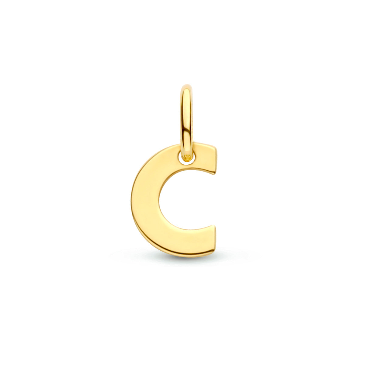 Hanger letter C 9K geelgoud #Letter_C