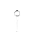 Zilveren gerhodineerde graveerhanger druppel 15 mm - 1340754 - PansiteNederland.nl