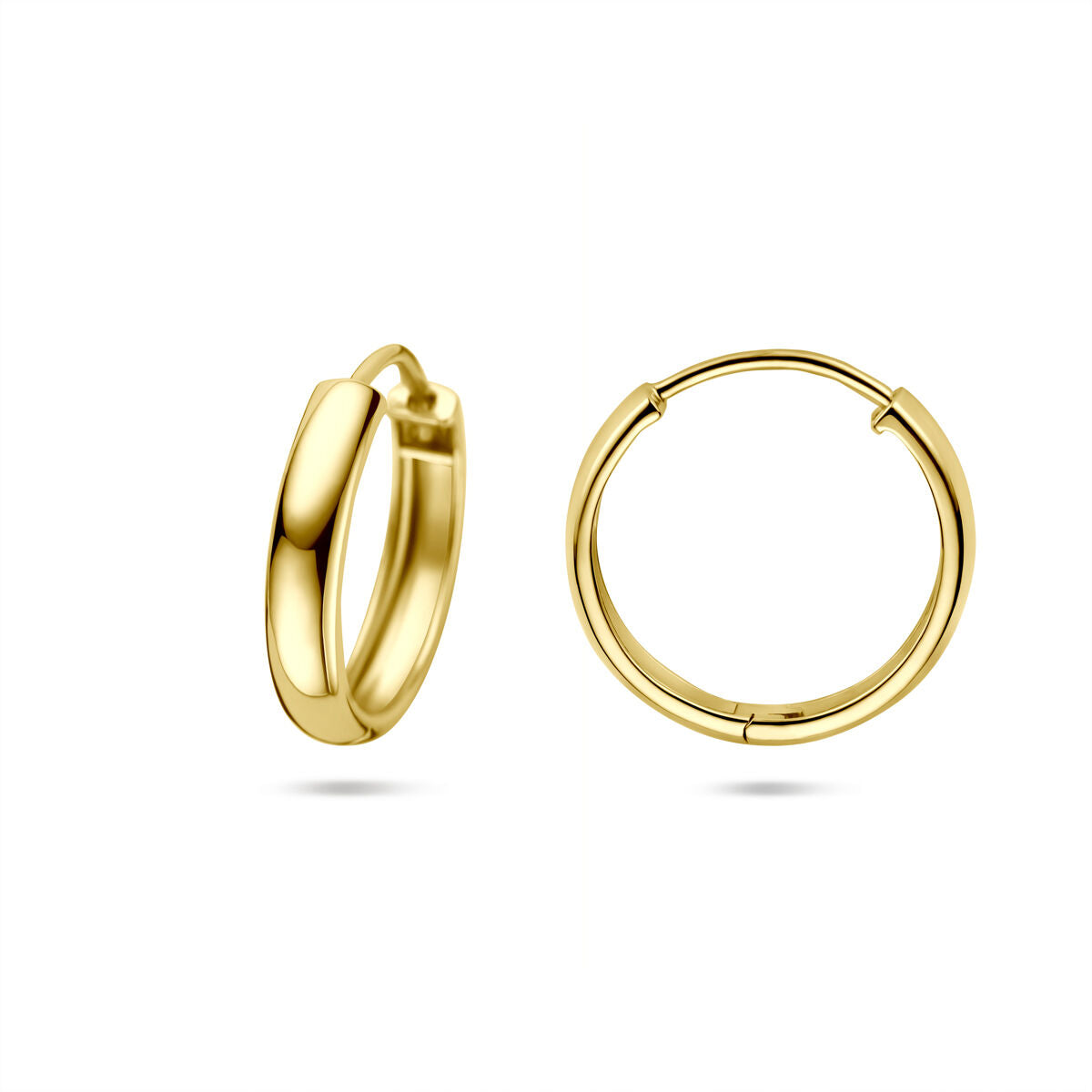 14K geelgouden klapoorringen 18 mm - 4034643 - PansiteNederland.nl