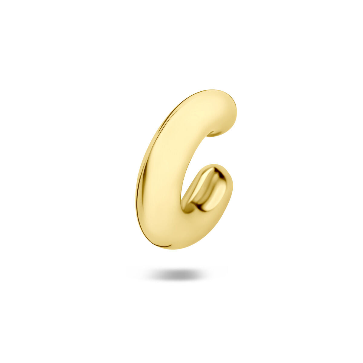 Ear cuff 18 mm per stuk 14K geelgoud