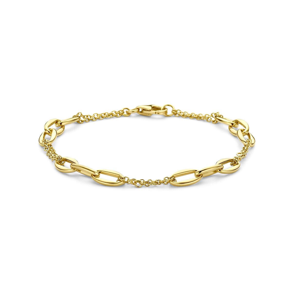 Armband 6 mm 19 cm 14K geelgoud