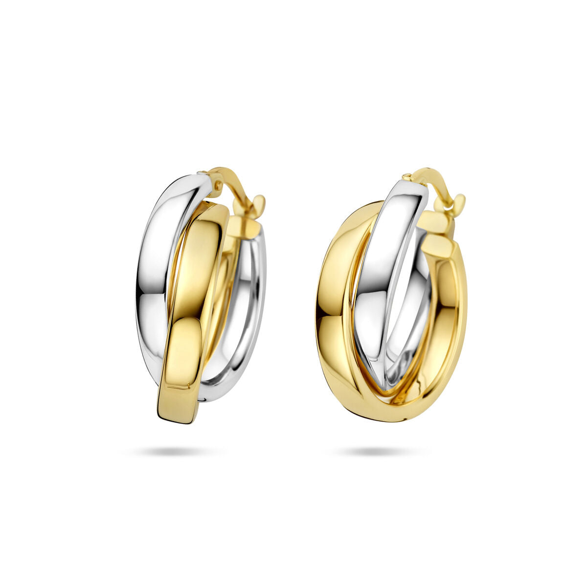 Fantasy Collection Oorbellen 21 mm 14K bicolor goud