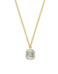 14K geelgoud collier diamant 40 - 42 - 44 cm 0.255ct h si 4032216 - PansiteNederland.nl